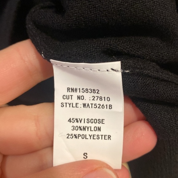 NWT Luna Black Sweater with Embellishments - Picture 5 of 5